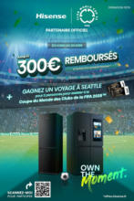 Hisense Jusqu'à 300€ remboursés