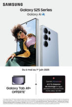 LDLC Tablette Galaxy Tab A9+ offerte avec Samsung - au 01.06.2025