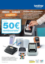 LDLC Jusqu'à 50€ remboursés avec Brother - au 30.06.2025