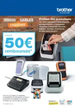 LDLC Jusqu'à 50€ remboursés avec Brother - au 30.06.2025
