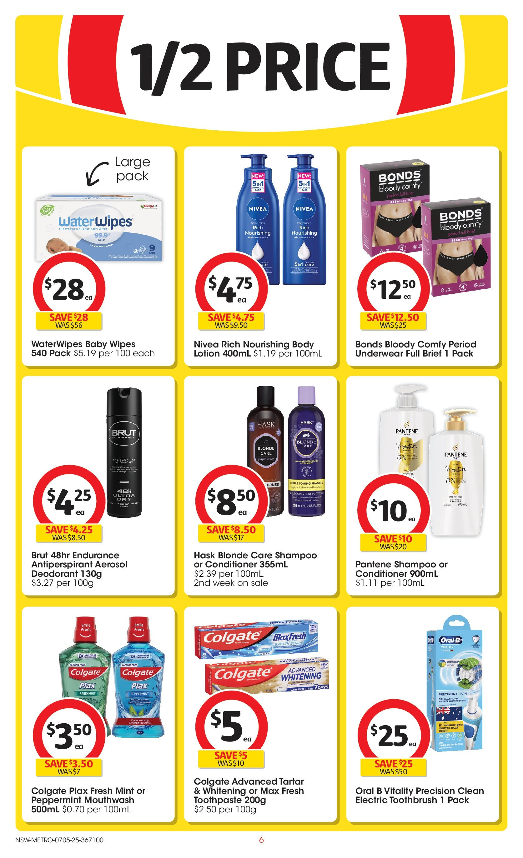 Coles catalogue from 06/05/2025 > Big discounts | Page: 6 | Products: Pack 24 canettes Coca, Deodorant, Mouthwash, Electric toothbrush Coles catalogue valid from 06/05/2025 > Online Australia | Page: 6 | Products: Pack 24 canettes Coca, Deodorant, Mouthwash, Electric toothbrush
