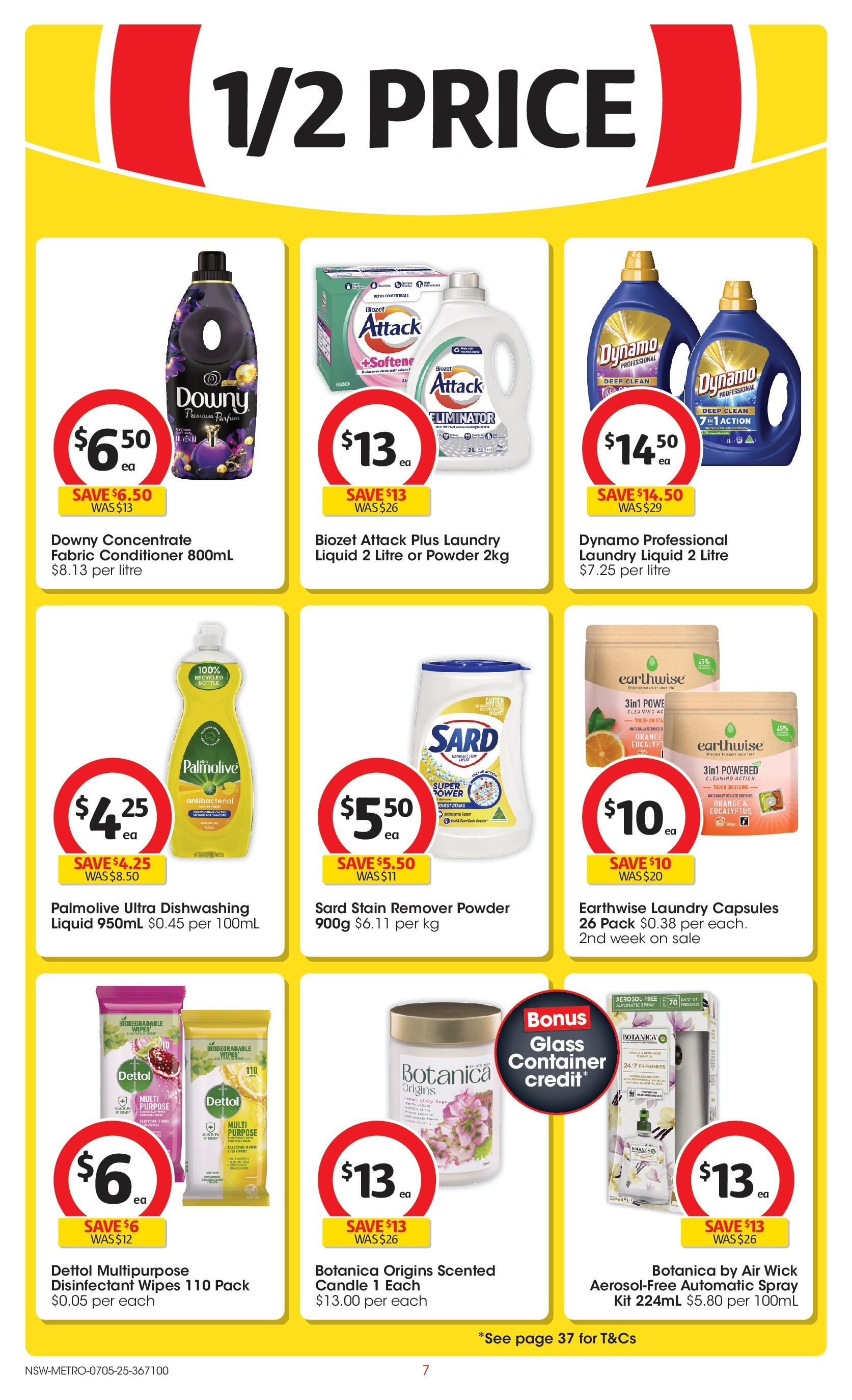 Coles catalogue from 06/05/2025 > Big discounts | Page: 7 | Products: Powder, Conditioner, Pince de crabe, Laundry Coles catalogue valid from 06/05/2025 > Online Australia | Page: 7 | Products: Powder, Conditioner, Pince de crabe, Laundry