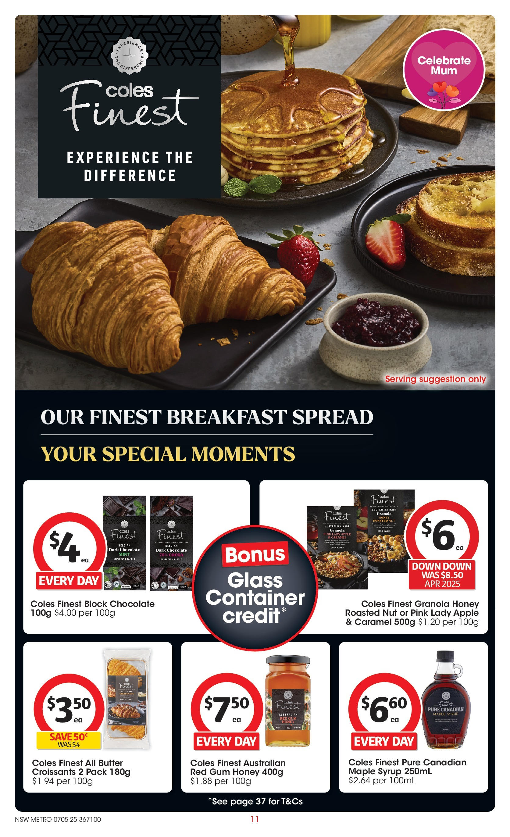 Coles catalogue from 06/05/2025 > Big discounts | Page: 11 | Products: Cocoa, Chocolate, Granola, Honey Coles catalogue valid from 06/05/2025 > Online Australia | Page: 11 | Products: Cocoa, Chocolate, Granola, Honey