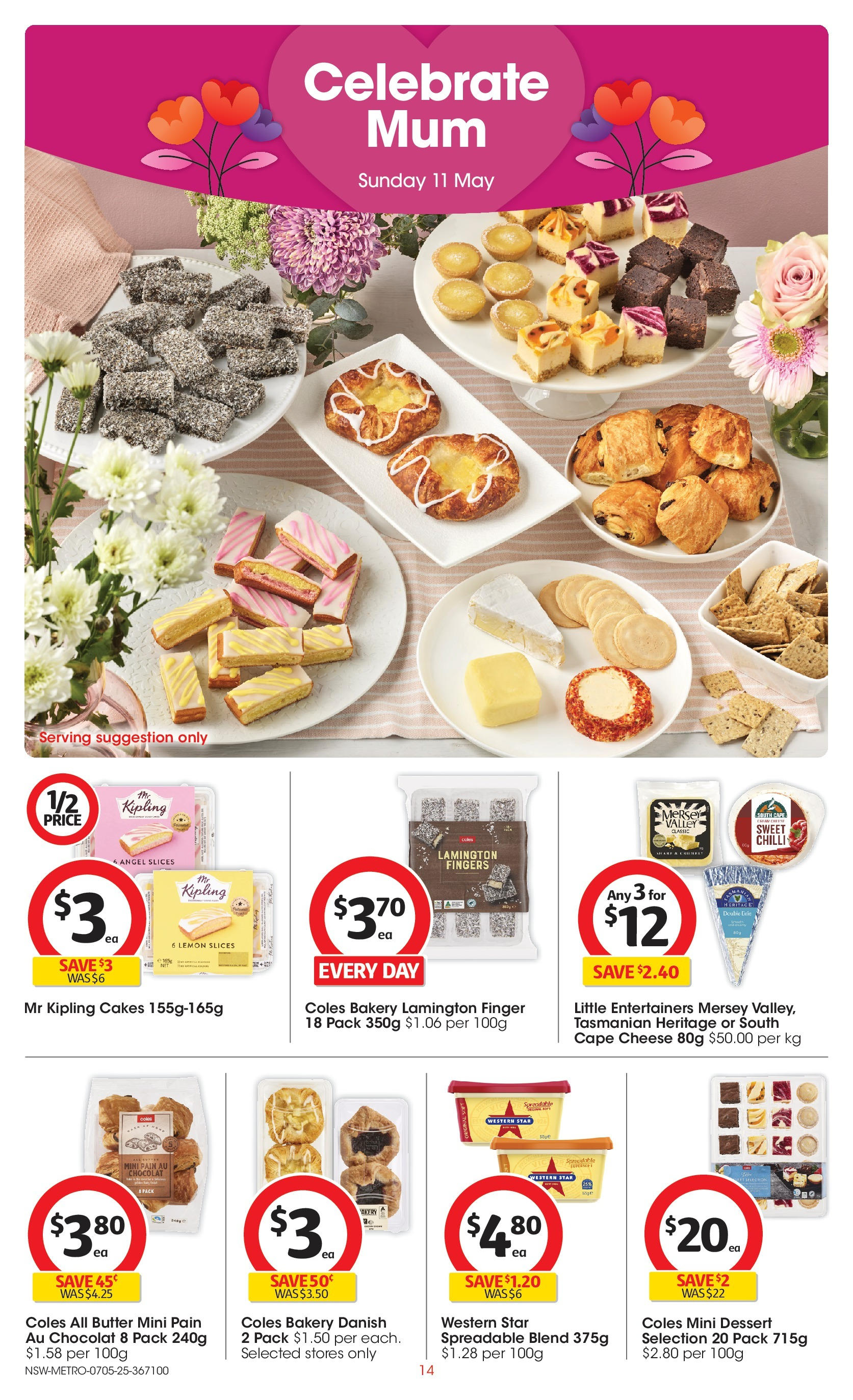 Coles catalogue from 06/05/2025 > Big discounts | Page: 14 | Products: Butter, Lemon, Chilli, Bakery Coles catalogue valid from 06/05/2025 > Online Australia | Page: 14 | Products: Butter, Lemon, Chilli, Bakery