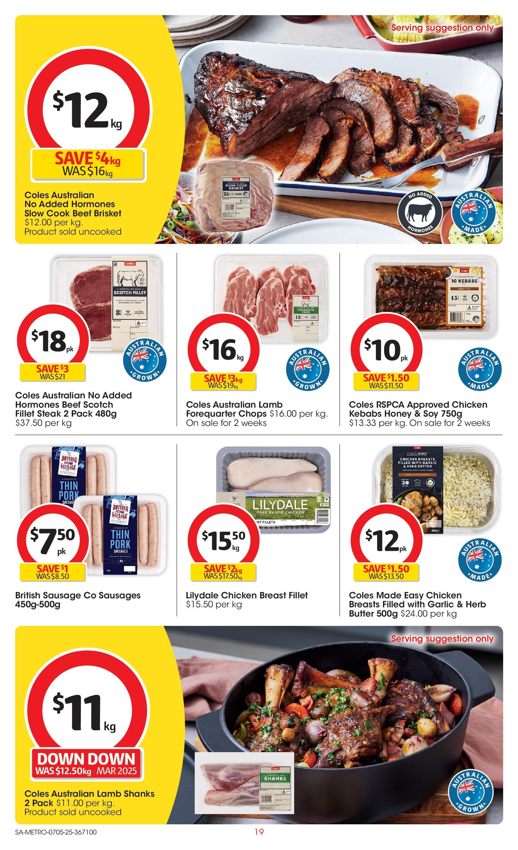 Coles catalogue from 06/05/2025 > Big discounts | Page: 19 | Products: Honey, Pork, Rhum Isautier, Steak Coles catalogue valid from 06/05/2025 > Online Australia | Page: 19 | Products: Honey, Pork, Rhum Isautier, Steak
