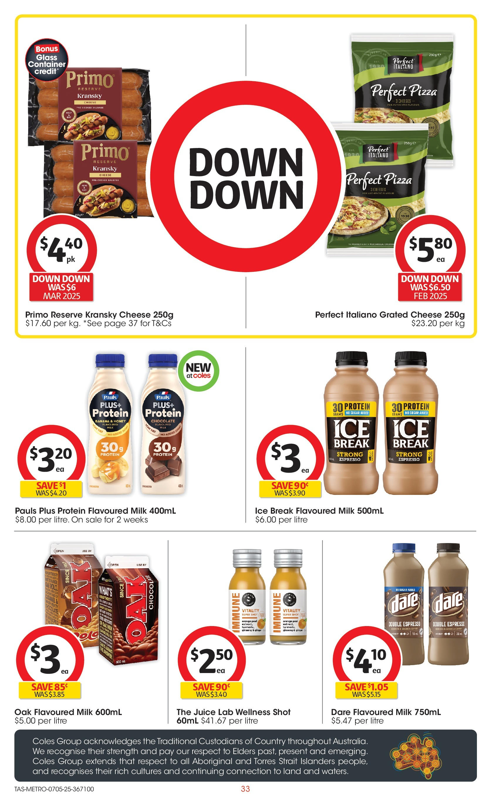 Coles catalogue from 06/05/2025 > Big discounts | Page: 33 | Products: Chocolate, Peel, Honey, Sausage Coles catalogue valid from 06/05/2025 > Online Australia | Page: 33 | Products: Chocolate, Peel, Honey, Sausage