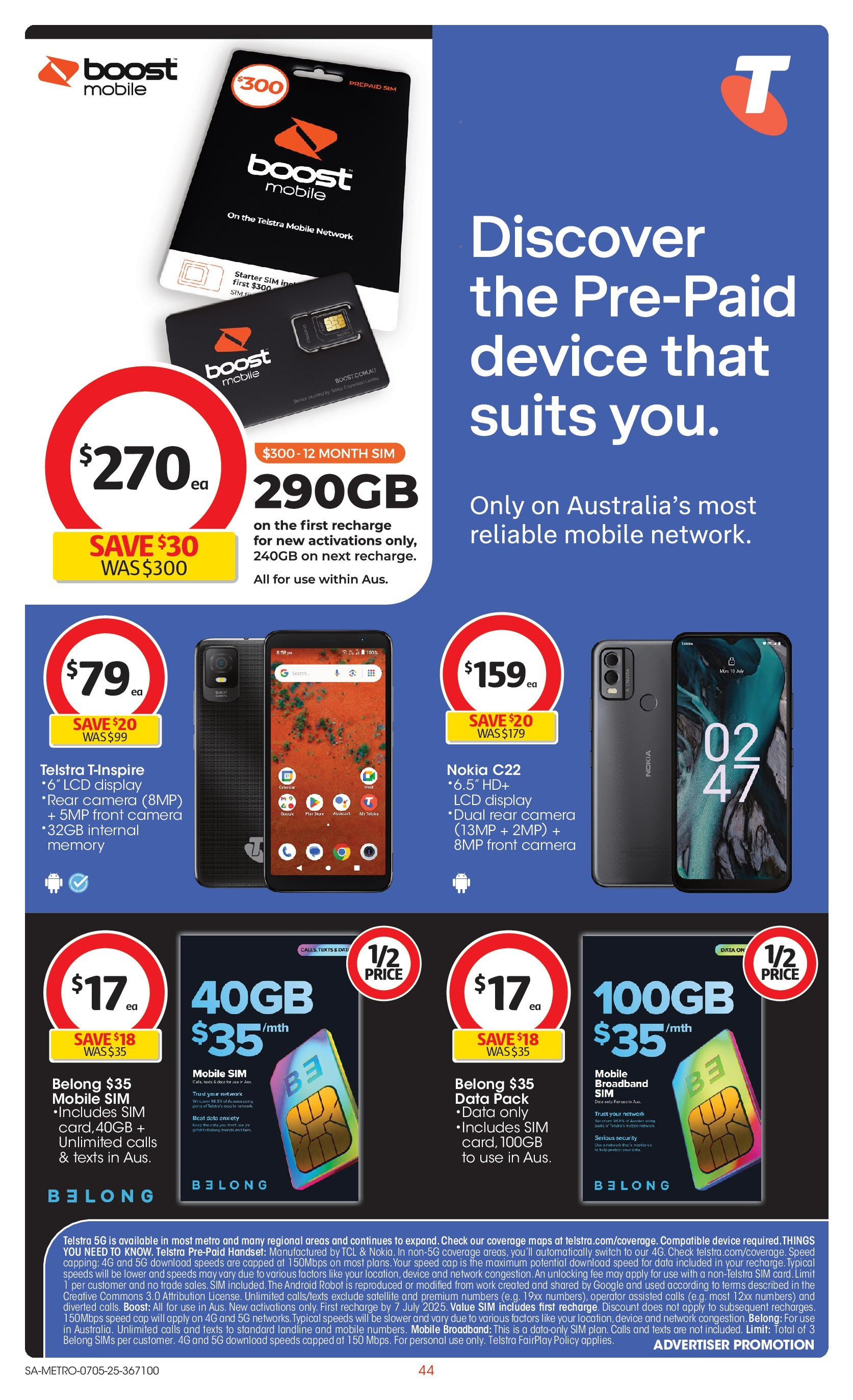 Coles catalogue from 06/05/2025 > Big discounts | Page: 44 | Products: Date, Camera, Satellite, Robot Coles catalogue valid from 06/05/2025 > Online Australia | Page: 44 | Products: Date, Camera, Satellite, Robot