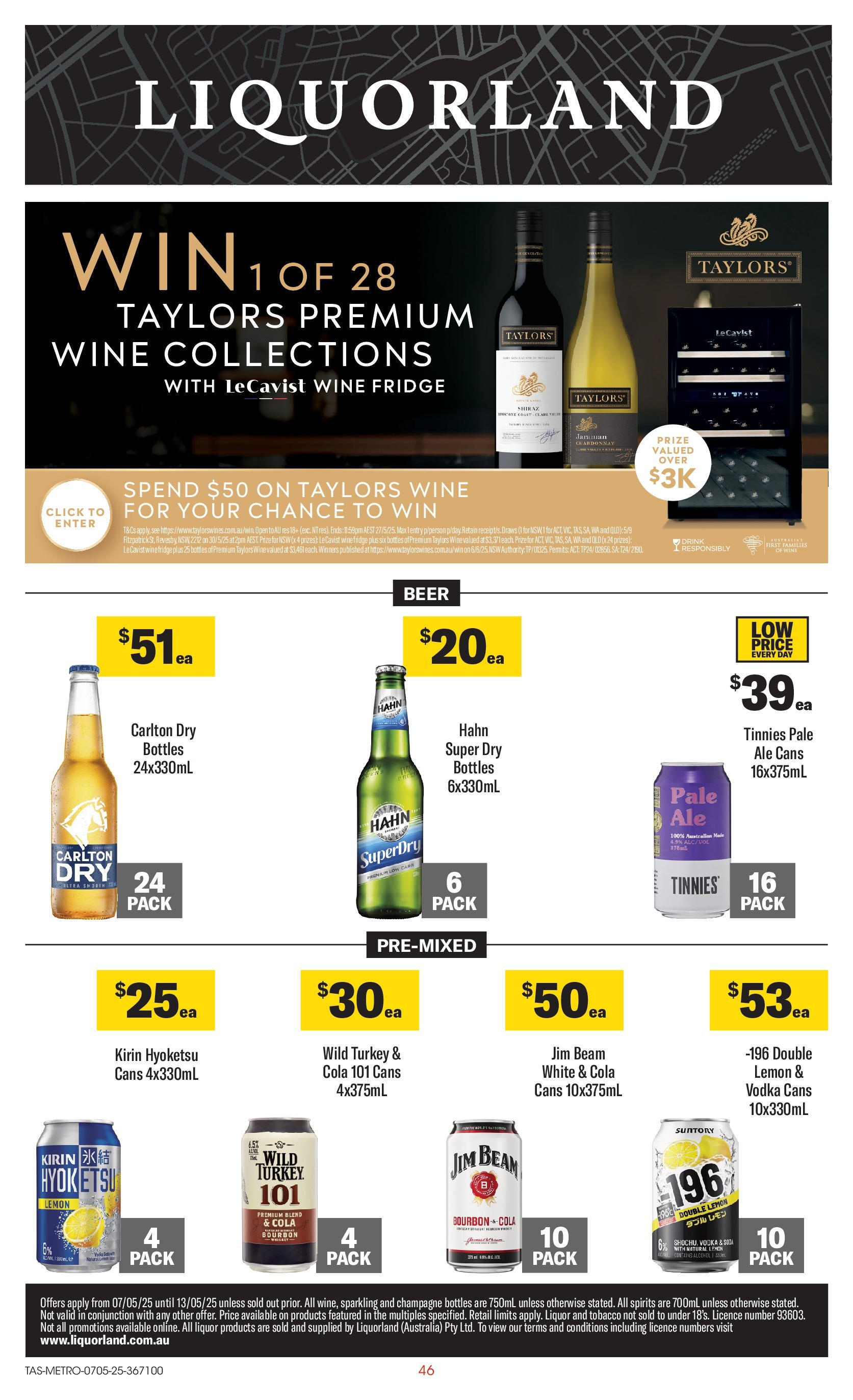Coles catalogue from 06/05/2025 > Big discounts | Page: 46 | Products: Thon au naturel, Lemon, Turkey, Fridge Coles catalogue valid from 06/05/2025 > Online Australia | Page: 46 | Products: Thon au naturel, Lemon, Turkey, Fridge