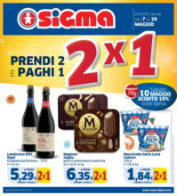 2x1 Prendi 2 e paghi 1