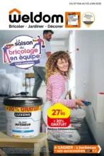 Weldom La saison du bricolage en équipe - au 03.06.2025
