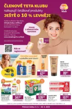 Teta drogerie Klub leták č. 10 - 2025 – do 20.05.2025