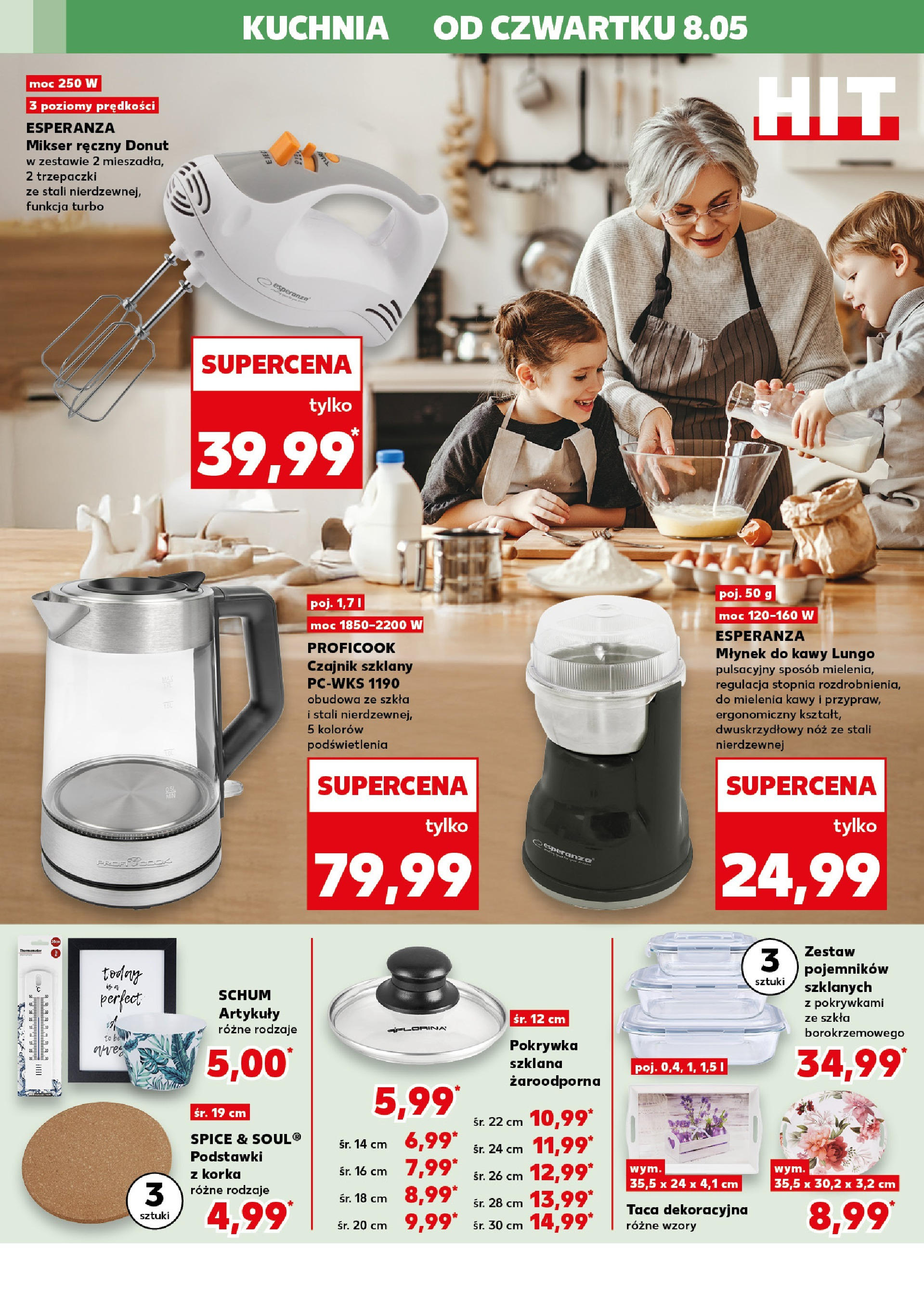 Kaufland gazetka - Mega okazje (08.05.2025) - od jutra | Strona: 8 | Produkty: Czajnik, Młynek, Mikser, Donut Kaufland gazetka - Mega okazje od 08.05.2025 - od jutra PDF | Strona: 8 | Produkty: Czajnik, Młynek, Mikser, Donut