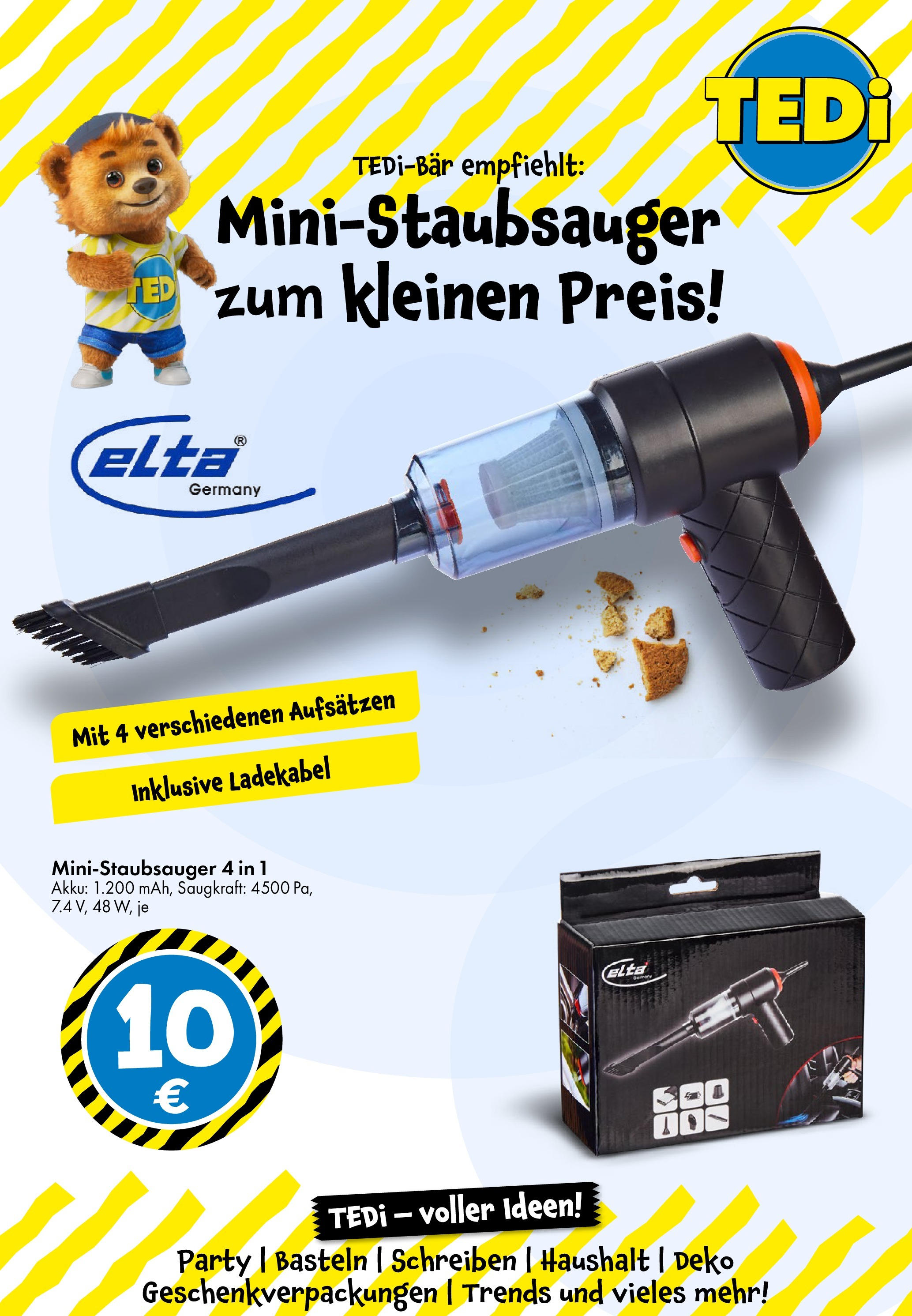 TEDi Prospekt (ab 09.05.2025) zum Blättern | Seite: 22 | Produkte: Ladekabel TEDi Prospekt (ab 09.05.2025) zum Blättern | Seite: 22 | Produkte: Ladekabel