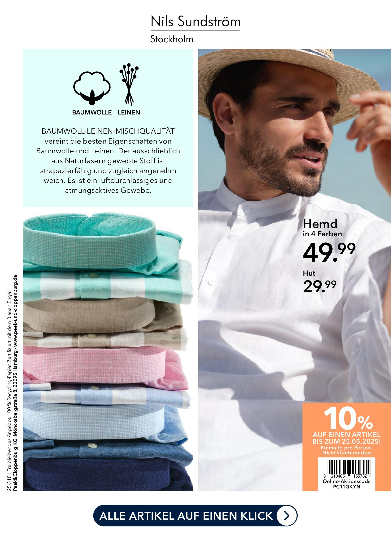 Peek & Cloppenburg Prospekt 	 (ab 10.05.2025) zum Blättern | Seite: 9 | Produkte: Hemd