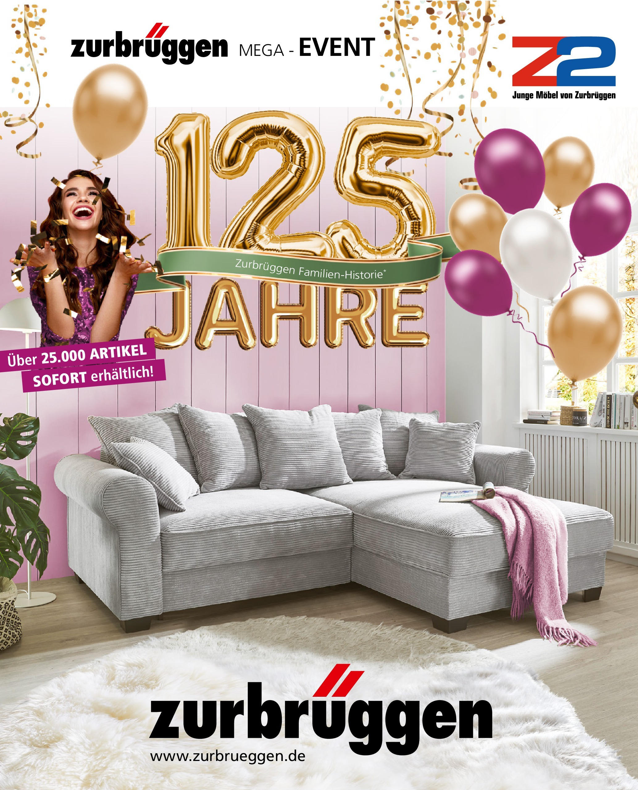 Zurbrüggen Junges Wochen - Mega Event (vom 04.05.2025 - 20.05.2025) Vorschau von dem Prospekt des Geschäftes Zurbrüggen, gültig ab dem 04.05.2025