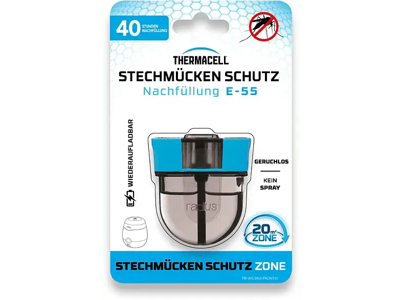 Thermacell E55 Mückenschutz Nachfüllpackung 40Std; Nachfüllung