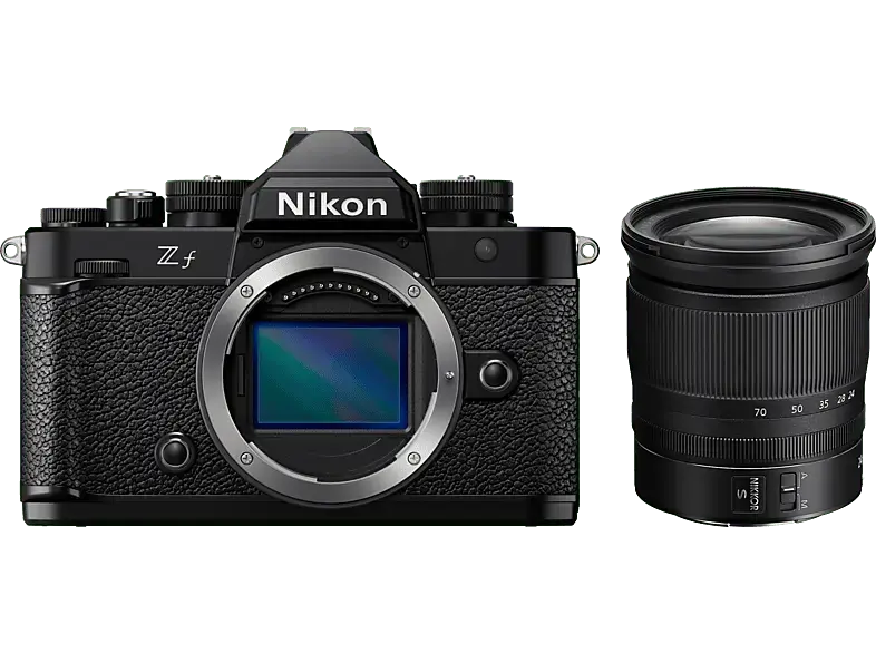 Nikon Z f Systemkamera mit Objektiv 24-70mm f4.0 S; Systemkamera Set