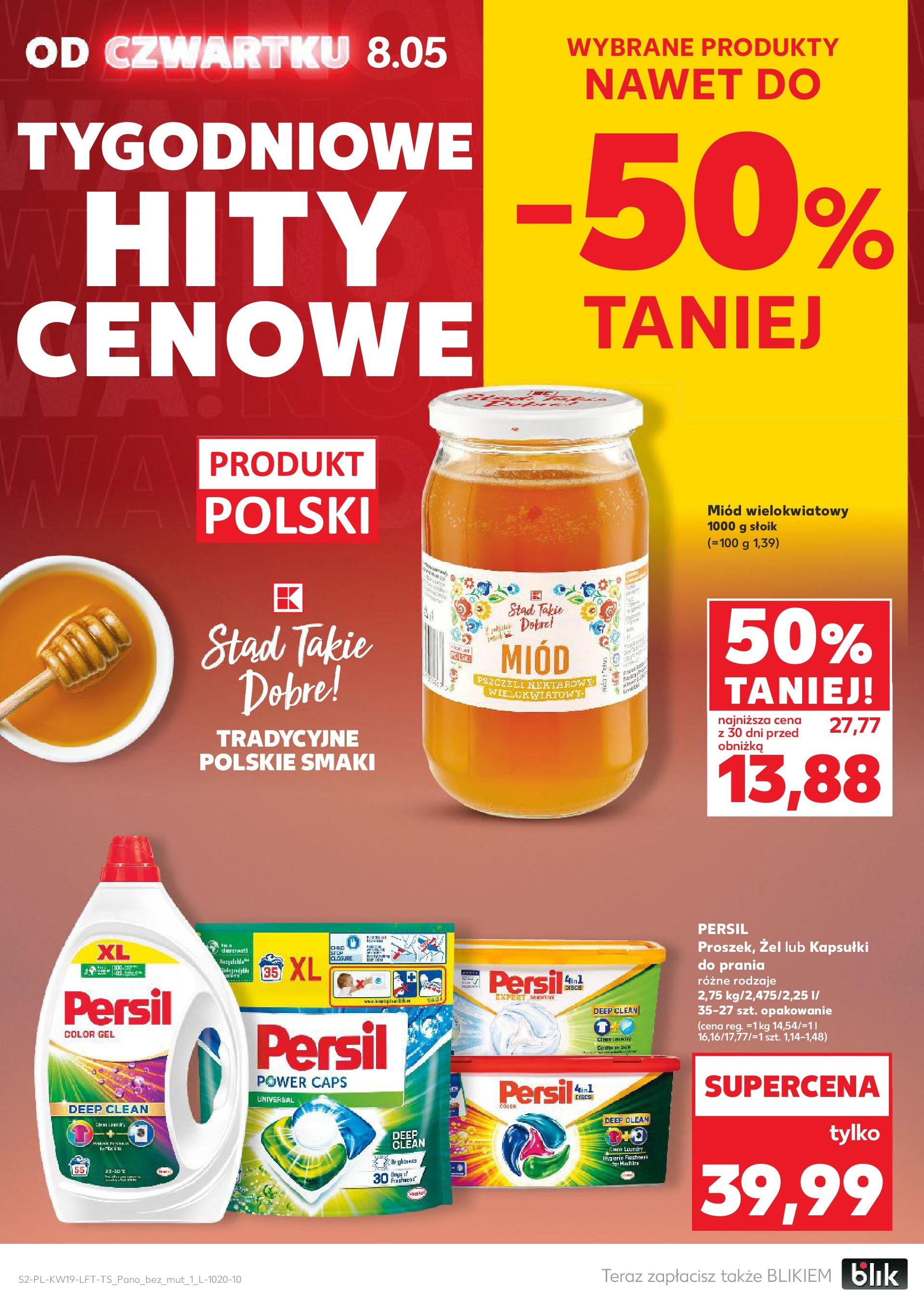 Kaufland gazetka (08.05.2025) - od jutra | Strona: 2 | Produkty: Miód, Persil, Kapsułki do prania, Detergent Kaufland gazetka od 08.05.2025 - od jutra PDF | Strona: 2 | Produkty: Miód, Persil, Kapsułki do prania, Detergent