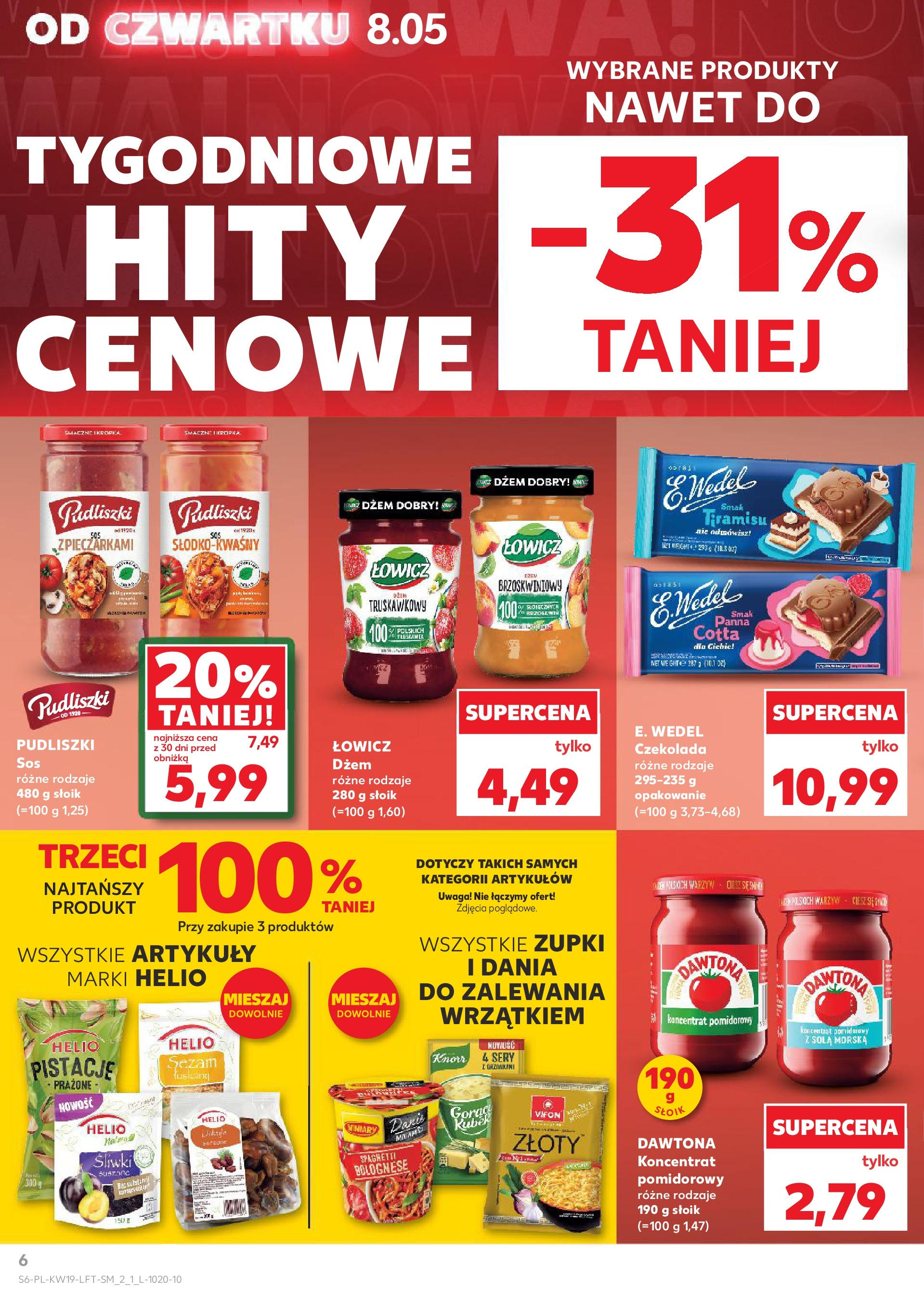 Kaufland gazetka (08.05.2025) - od jutra | Strona: 6 | Produkty: Vifon, Sery, Czekolada, Sezam Kaufland gazetka od 08.05.2025 - od jutra PDF | Strona: 6 | Produkty: Vifon, Sery, Czekolada, Sezam