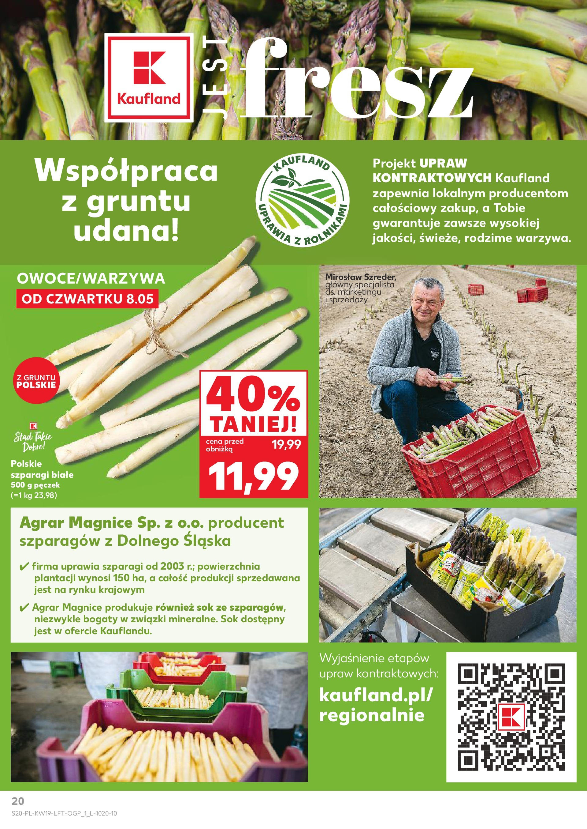 Kaufland gazetka (08.05.2025) - od jutra | Strona: 20 | Produkty: Szparagi, Sok Kaufland gazetka od 08.05.2025 - od jutra PDF | Strona: 20 | Produkty: Szparagi, Sok
