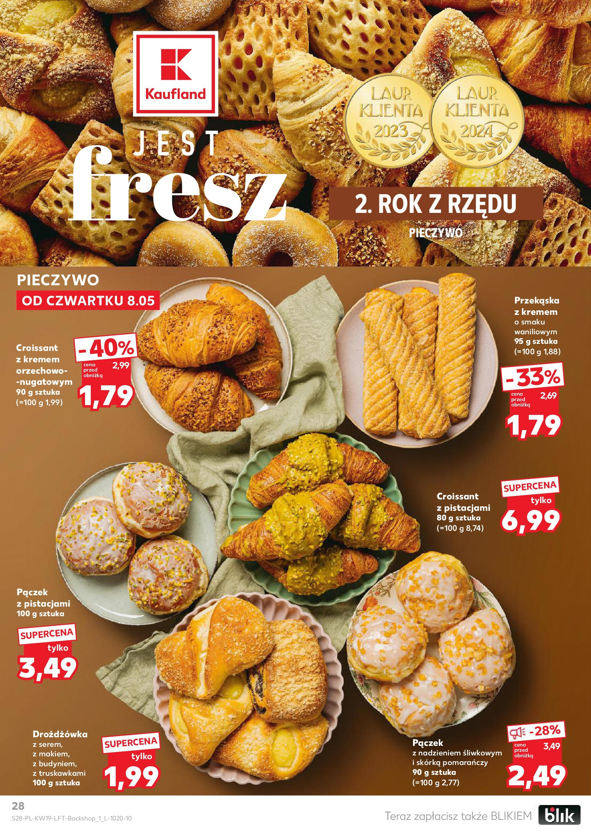 Kaufland gazetka (08.05.2025) - od jutra | Strona: 28 | Produkty: Pieczywo, Donut Kaufland gazetka od 08.05.2025 - od jutra PDF | Strona: 28 | Produkty: Pieczywo, Donut