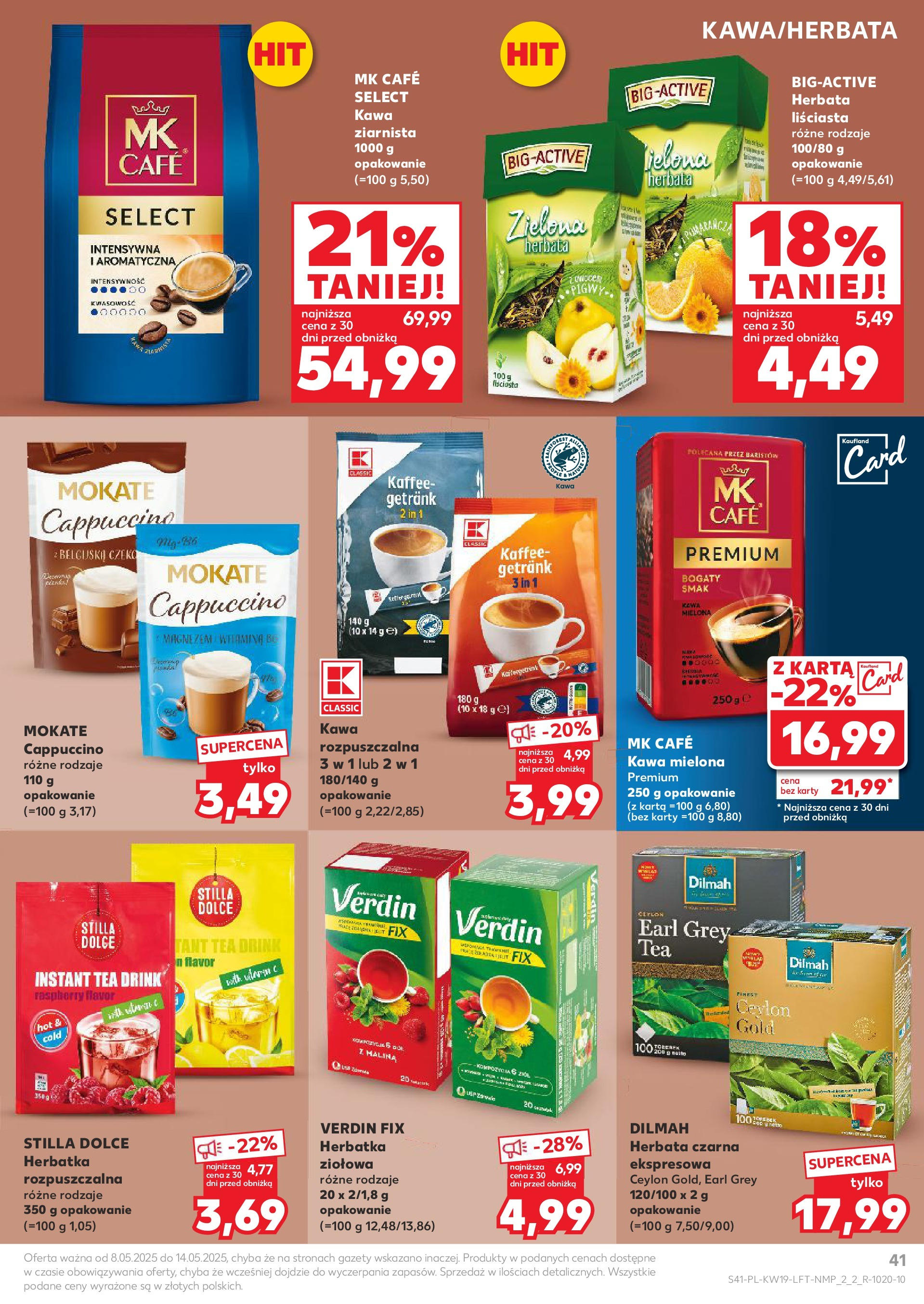 Kaufland gazetka (08.05.2025) - od jutra | Strona: 41 | Produkty: Karta, Malina, Cappuccino, Kawa Kaufland gazetka od 08.05.2025 - od jutra PDF | Strona: 41 | Produkty: Karta, Malina, Cappuccino, Kawa