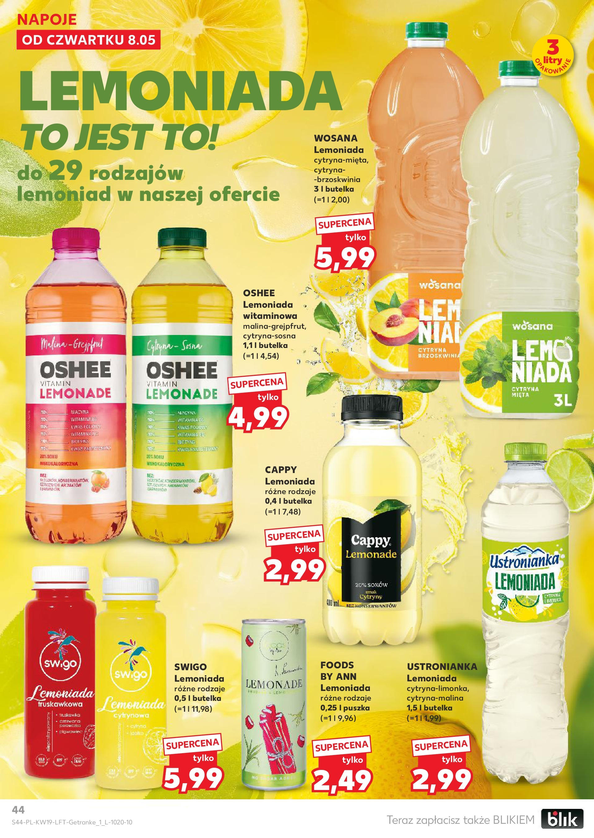 Kaufland gazetka (08.05.2025) - od jutra | Strona: 44 | Produkty: Brzoskwinia, Malina, Cytryny, Mięta Kaufland gazetka od 08.05.2025 - od jutra PDF | Strona: 44 | Produkty: Brzoskwinia, Malina, Cytryny, Mięta