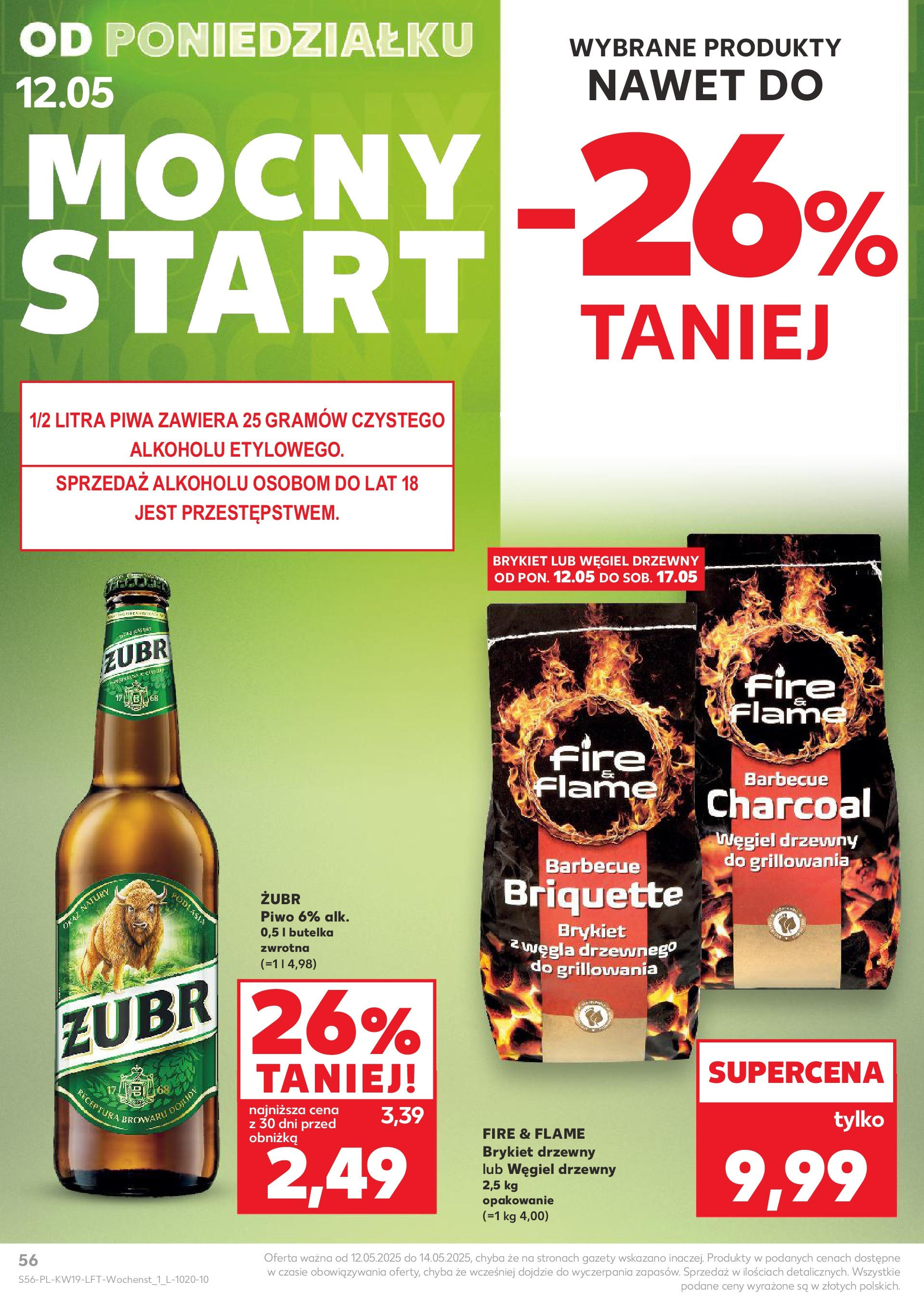 Kaufland gazetka (08.05.2025) - od jutra | Strona: 56 | Produkty: Piwo Kaufland gazetka od 08.05.2025 - od jutra PDF | Strona: 56 | Produkty: Piwo