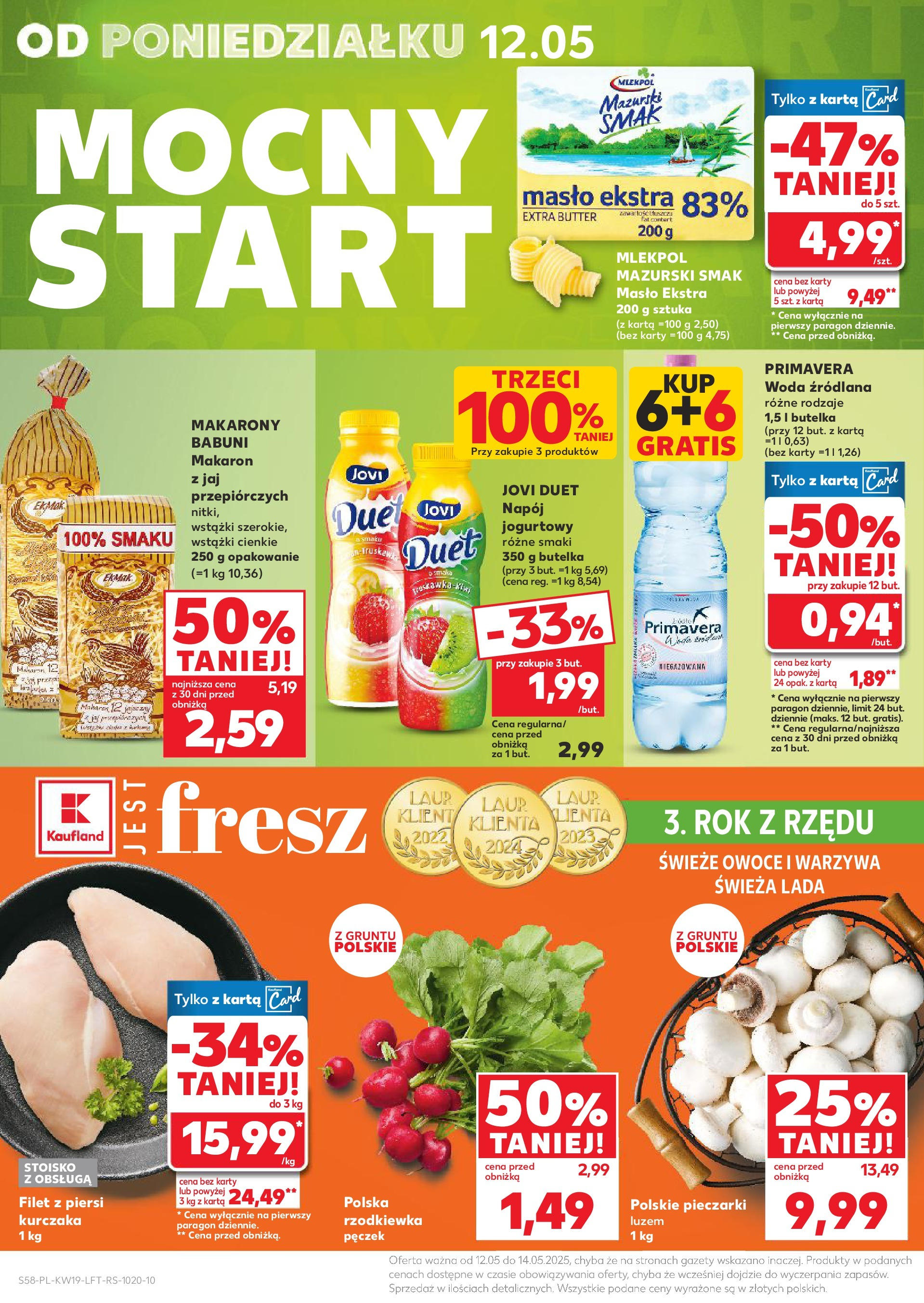 Kaufland gazetka (08.05.2025) - od jutra | Strona: 58 | Produkty: Karta, Makarony, Warzywa, Owoce Kaufland gazetka od 08.05.2025 - od jutra PDF | Strona: 58 | Produkty: Karta, Makarony, Warzywa, Owoce