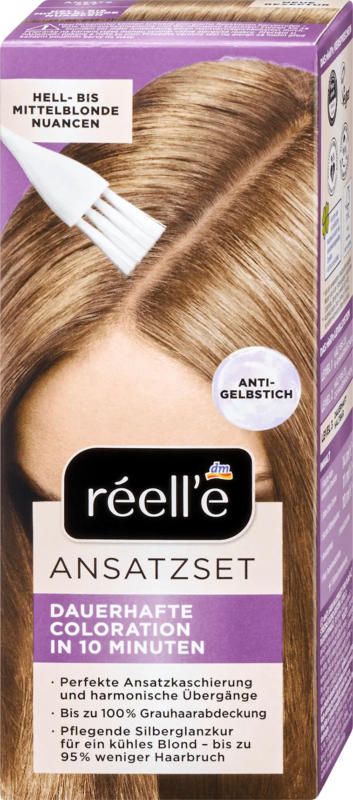 réell‘e Ansatzset 9.0 Hell-Mittelblond