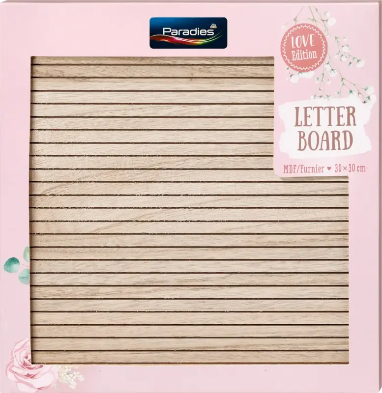 Paradies Letterboard ca. 30 x 30 cm