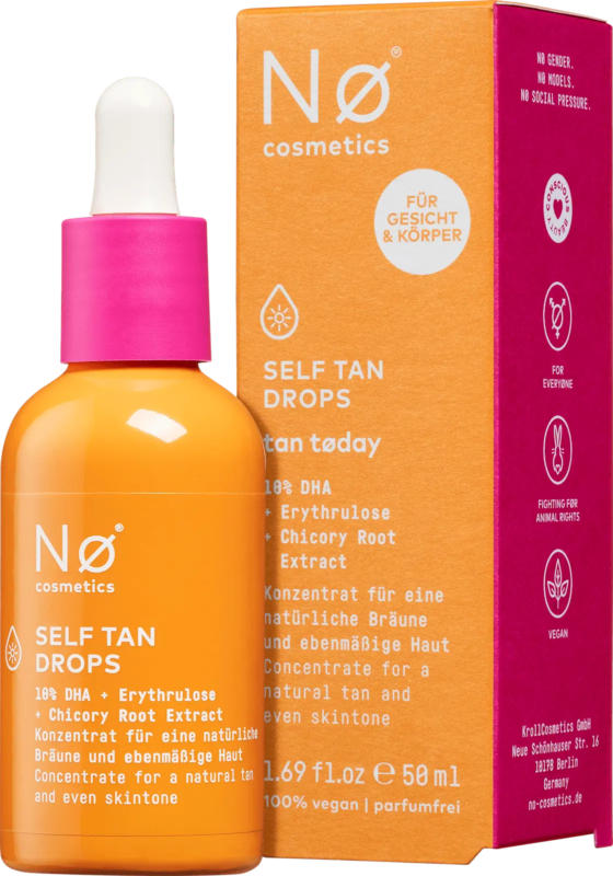 Nø Cosmetics Selbstbräuner Konzentrat, self tan drops
