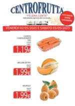 Centro frutta VENERDI&rsquo; 02/05/2025 E SABATO 03/05/2025 - al 31.05.2025