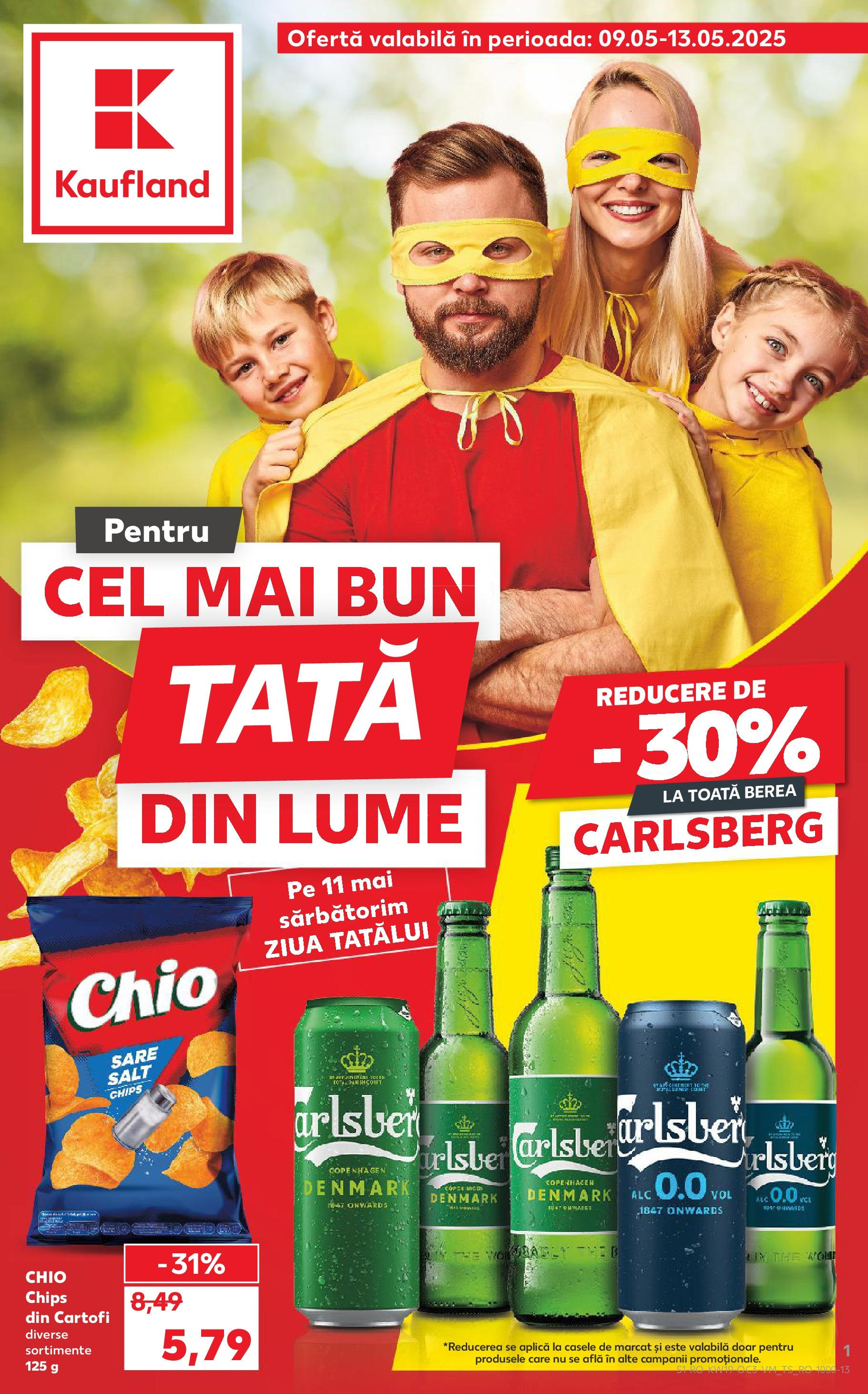 Catalog Kaufland - Ziua Tatălui 09.05.2025 - Revista si Oferta | Pagină: 1 | Produse: Cartofi, Sare