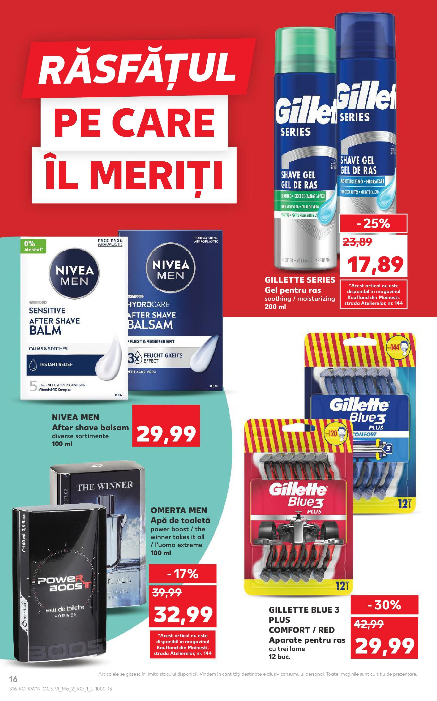Catalog Kaufland - Ziua Tatălui 09.05.2025 - Revista si Oferta | Pagină: 16 | Produse: After shave, Aloe vera, Toaletă, Balsam