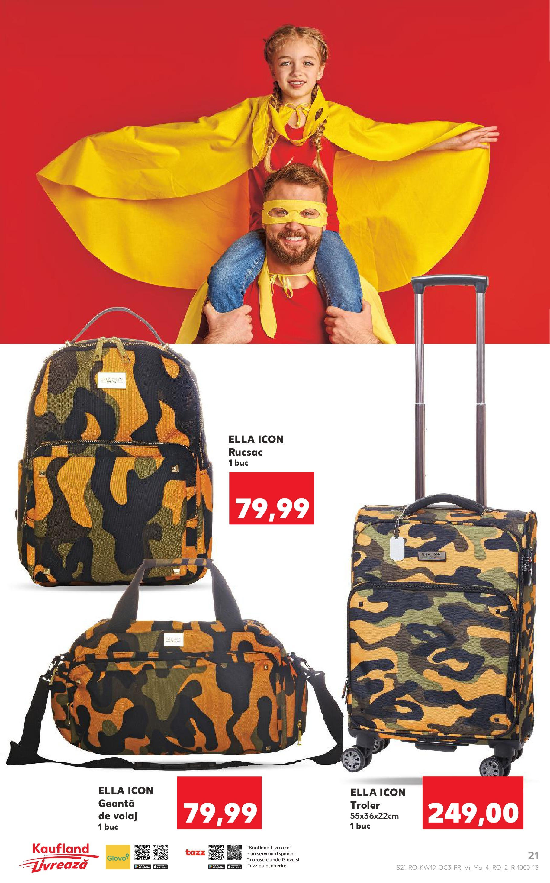 Catalog Kaufland - Ziua Tatălui 09.05.2025 - Revista si Oferta | Pagină: 21 | Produse: Geantă, Rucsac