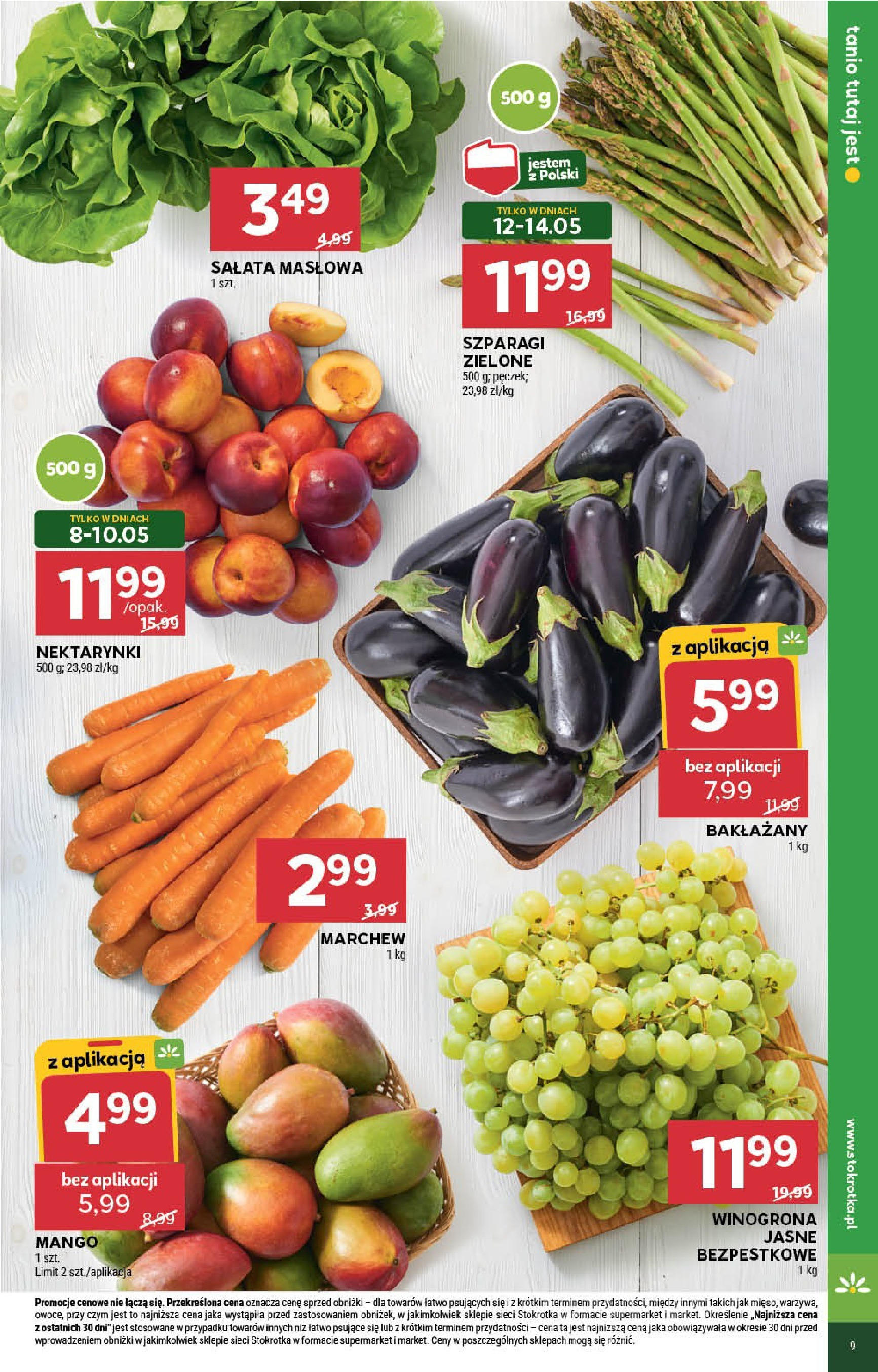 Stokrotka Gazetka (08.05.2025) | Nowa od czwartku | Strona: 9 | Produkty: Mango, Winogrona, Stokrotka, Szparagi Stokrotka Gazetka 08.05.2025 - Promocje online | Strona: 9 | Produkty: Mango, Winogrona, Stokrotka, Szparagi