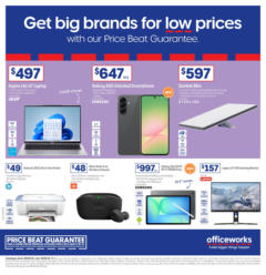Preview of Officeworks Catalogue  - valid from 07.05.2025