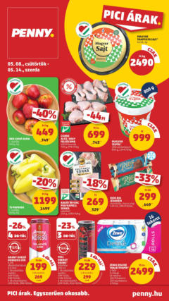 Fedezd fel - Pennymarket újság érvényessége - 2025.05.14-ig - amely érvényes a következő dátumtól: 07.05.2025