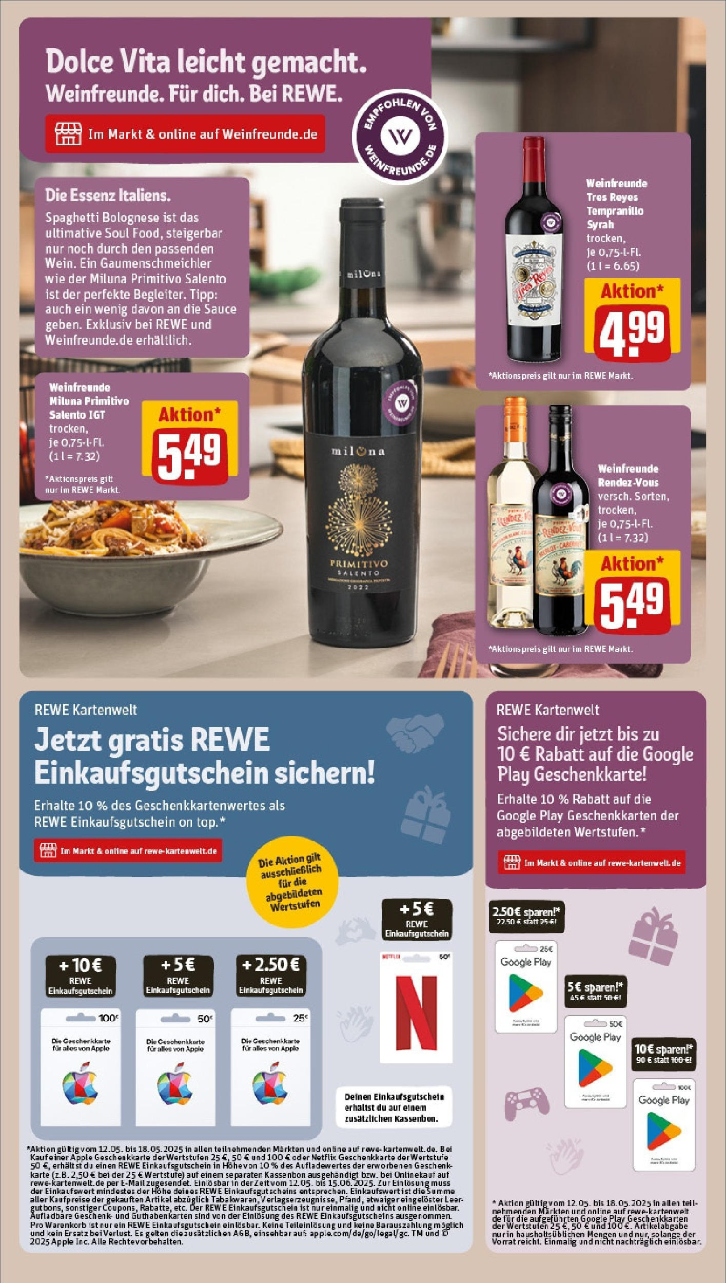 Rewe - Rewe: Wochenangebote (ab 11.05.2025) zum Blättern » Angebote | Seite: 13 | Produkte: Apple Rewe - Rewe: Wochenangebote (ab 11.05.2025) zum Blättern » Angebote | Seite: 13 | Produkte: Apple