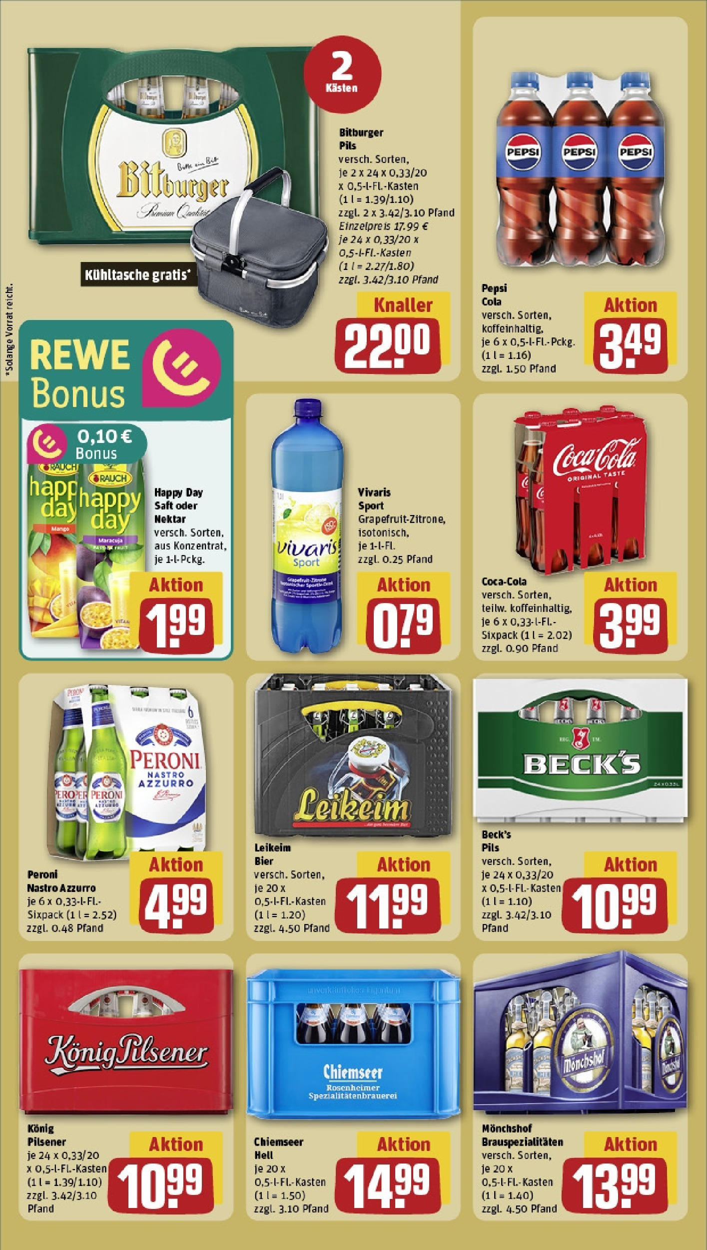 Rewe - Rewe: Wochenangebote (ab 11.05.2025) zum Blättern » Angebote | Seite: 18 | Produkte: Bitburger, Konig pilsener, Cola, Bier Rewe - Rewe: Wochenangebote (ab 11.05.2025) zum Blättern » Angebote | Seite: 18 | Produkte: Bitburger, Konig pilsener, Cola, Bier