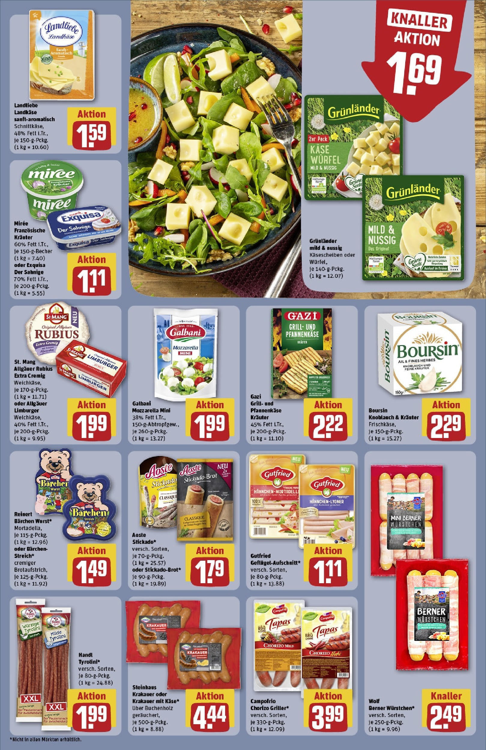 Rewe - Rewe: Wochenangebote (ab 11.05.2025) zum Blättern » Angebote | Seite: 13 | Produkte: Käse, Exquisa, Grunlander, Knoblauch Rewe - Rewe: Wochenangebote (ab 11.05.2025) zum Blättern » Angebote | Seite: 13 | Produkte: Käse, Exquisa, Grunlander, Knoblauch