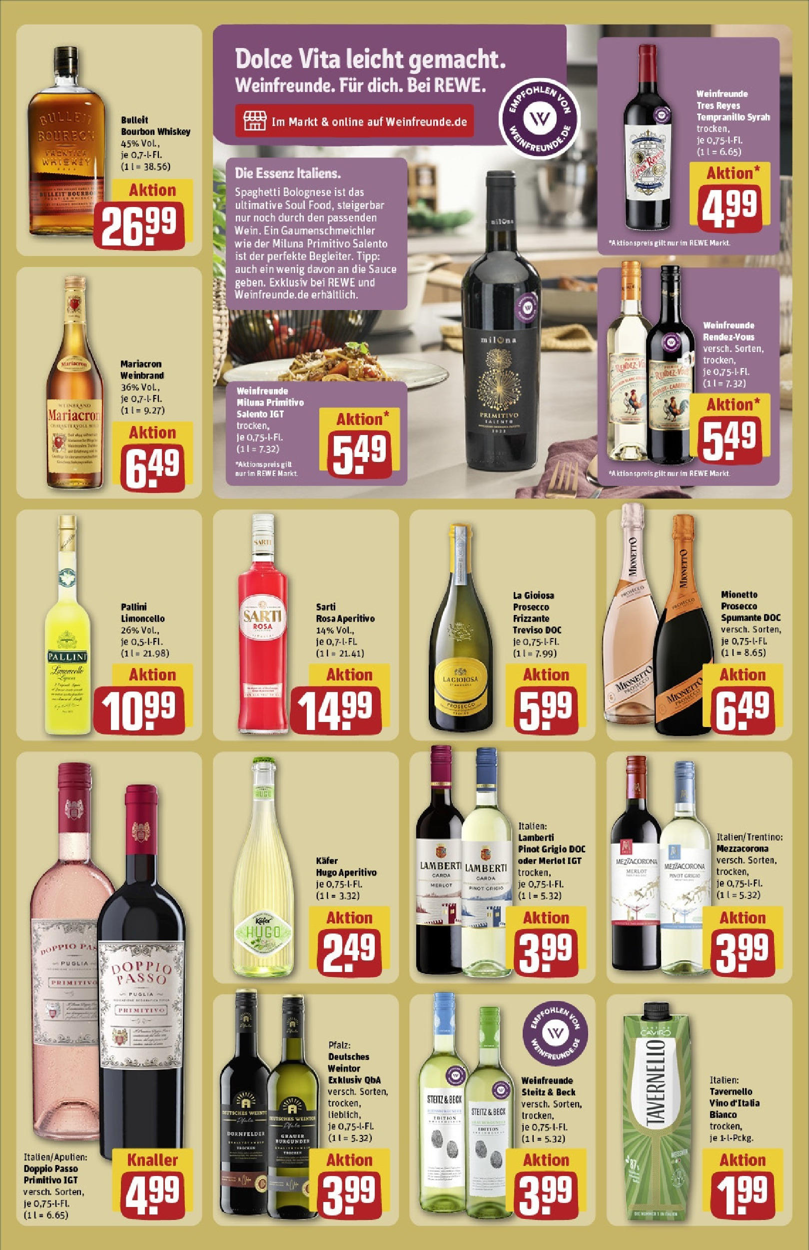 Rewe - Rewe: Wochenangebote (ab 11.05.2025) zum Blättern » Angebote | Seite: 23 | Produkte: Merlot, Doppio passo primitivo, Mariacron, Hugo Rewe - Rewe: Wochenangebote (ab 11.05.2025) zum Blättern » Angebote | Seite: 23 | Produkte: Merlot, Doppio passo primitivo, Mariacron, Hugo