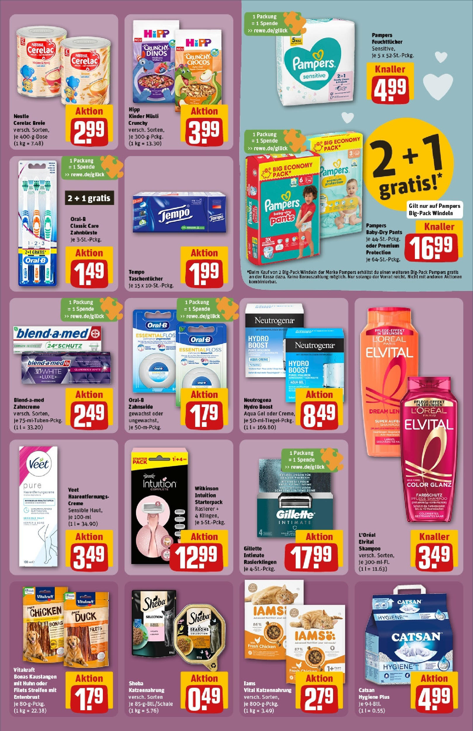Rewe - Rewe: Wochenangebote (ab 11.05.2025) zum Blättern » Angebote | Seite: 27 | Produkte: Musli, Rasierer, Shampoo, Tempo Rewe - Rewe: Wochenangebote (ab 11.05.2025) zum Blättern » Angebote | Seite: 27 | Produkte: Musli, Rasierer, Shampoo, Tempo