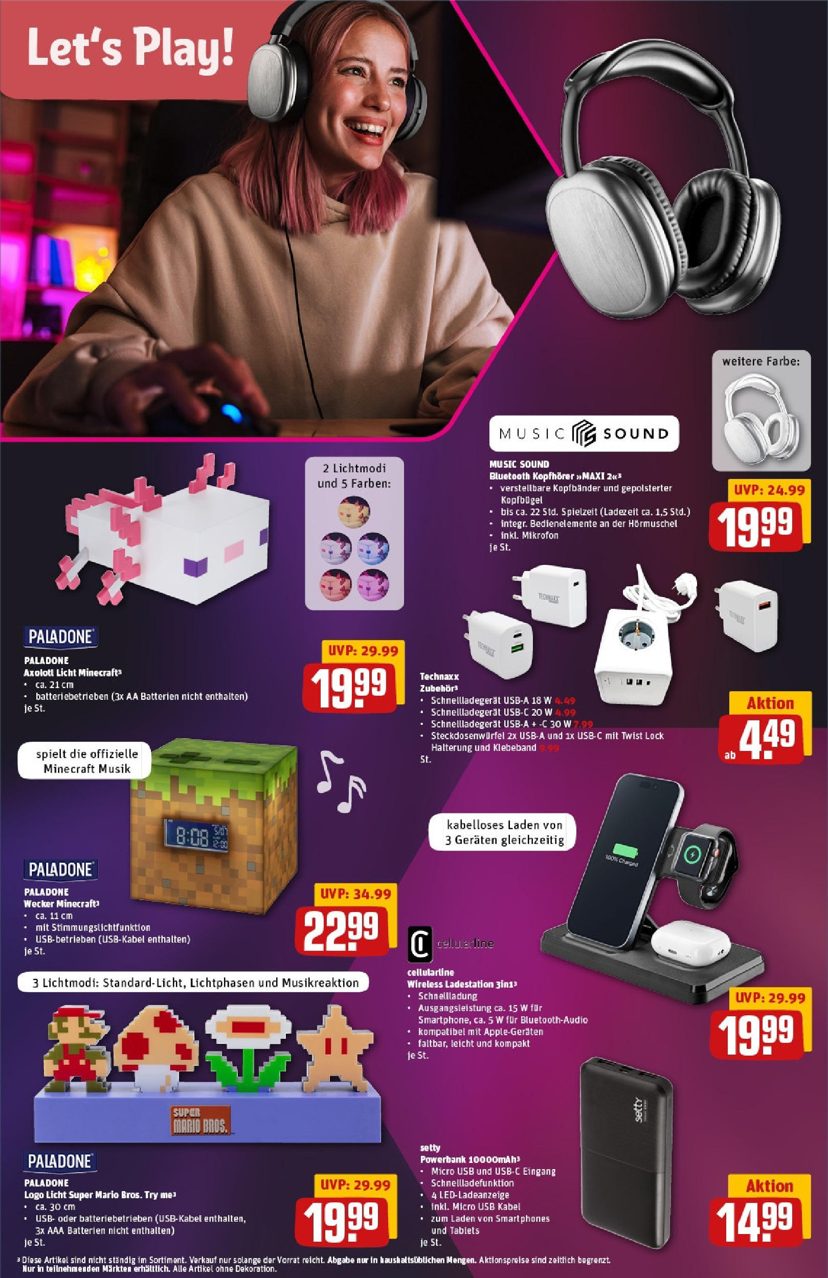 Rewe - Rewe: Wochenangebote (ab 11.05.2025) zum Blättern » Angebote | Seite: 34 | Produkte: Kabel, Mikrofon, Smartphones, Powerbank Rewe - Rewe: Wochenangebote (ab 11.05.2025) zum Blättern » Angebote | Seite: 34 | Produkte: Kabel, Mikrofon, Smartphones, Powerbank