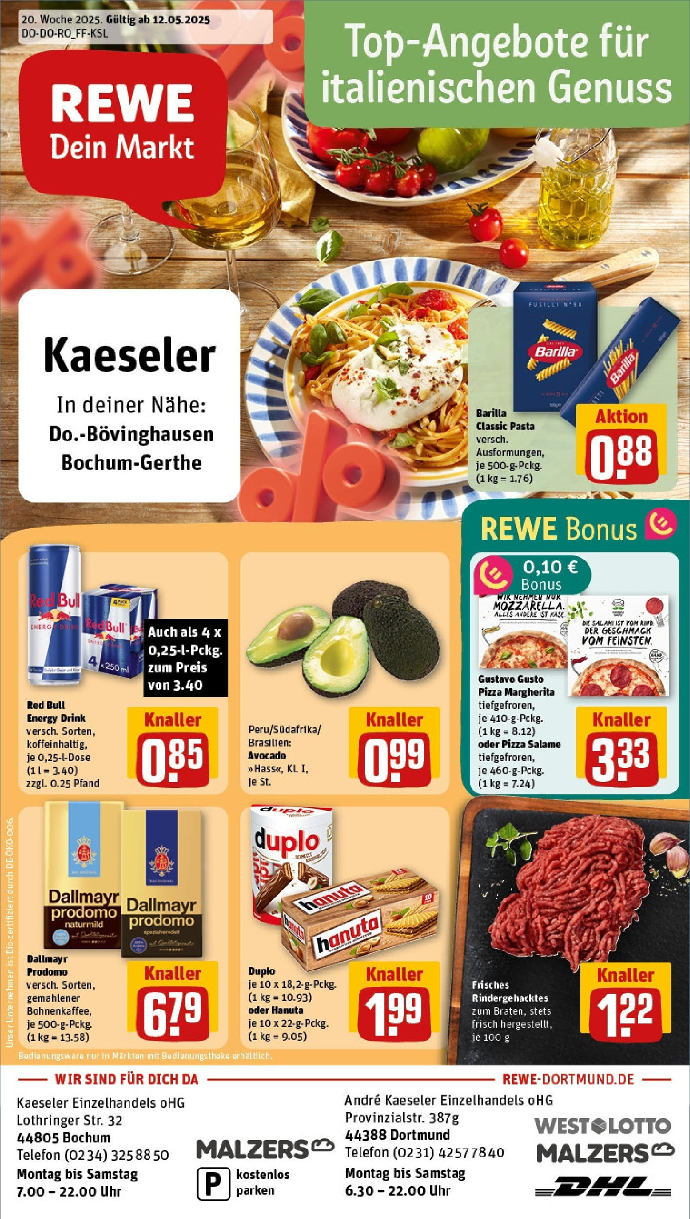 REWE Prospekt ab 12.05.2025 nächste Woche - Dortmund Vorschau von dem Prospekt des Geschäftes Rewe, gültig ab dem 12.05.2025
