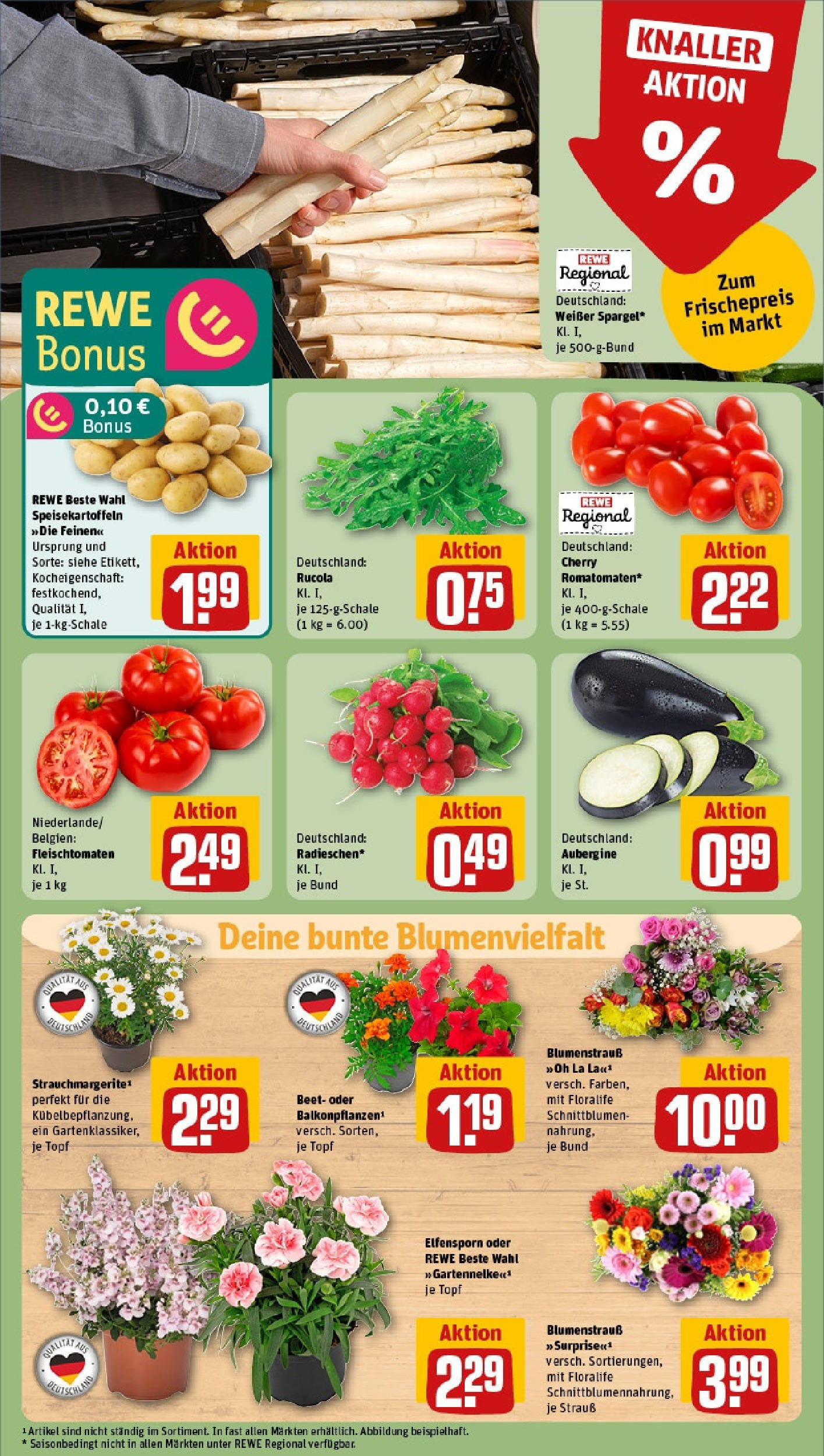 Rewe - Neuss / Innenstadt (ab 12.05.2025) zum Blättern » Angebote | Seite: 7 | Produkte: Rucola, Aubergine Rewe - Neuss / Innenstadt (ab 12.05.2025) zum Blättern » Angebote | Seite: 7 | Produkte: Rucola, Aubergine