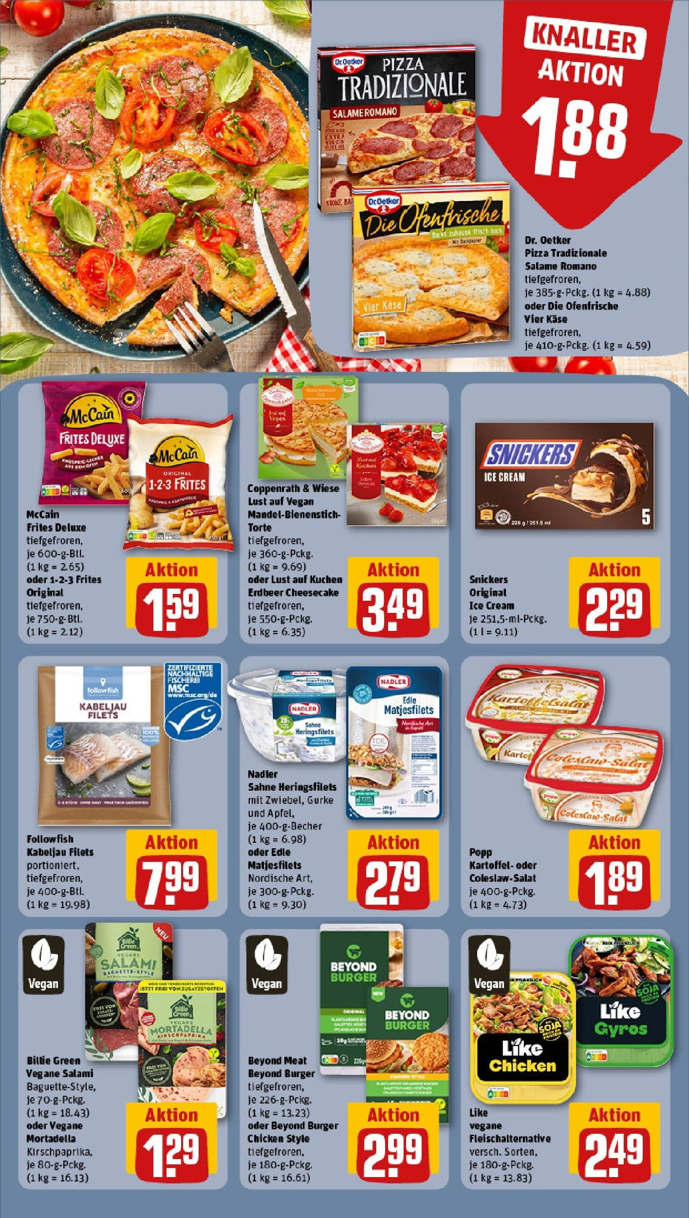 Rewe - Tübingen / Innenstadt (ab 12.05.2025) zum Blättern » Angebote | Seite: 11 | Produkte: Käse, Burger, Ofenfrische, Gyros