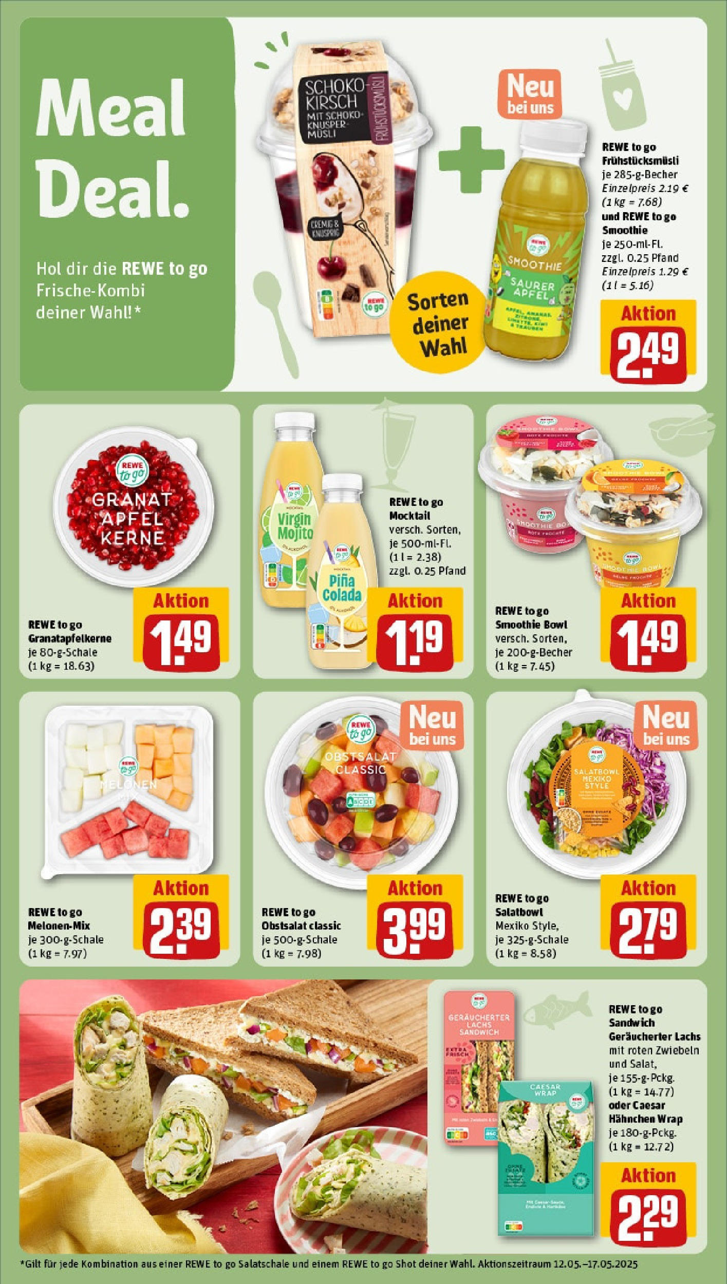 Rewe - Tübingen / Innenstadt (ab 12.05.2025) zum Blättern » Angebote | Seite: 15 | Produkte: Musli, Hahnchen, Äpfel, Zwiebeln