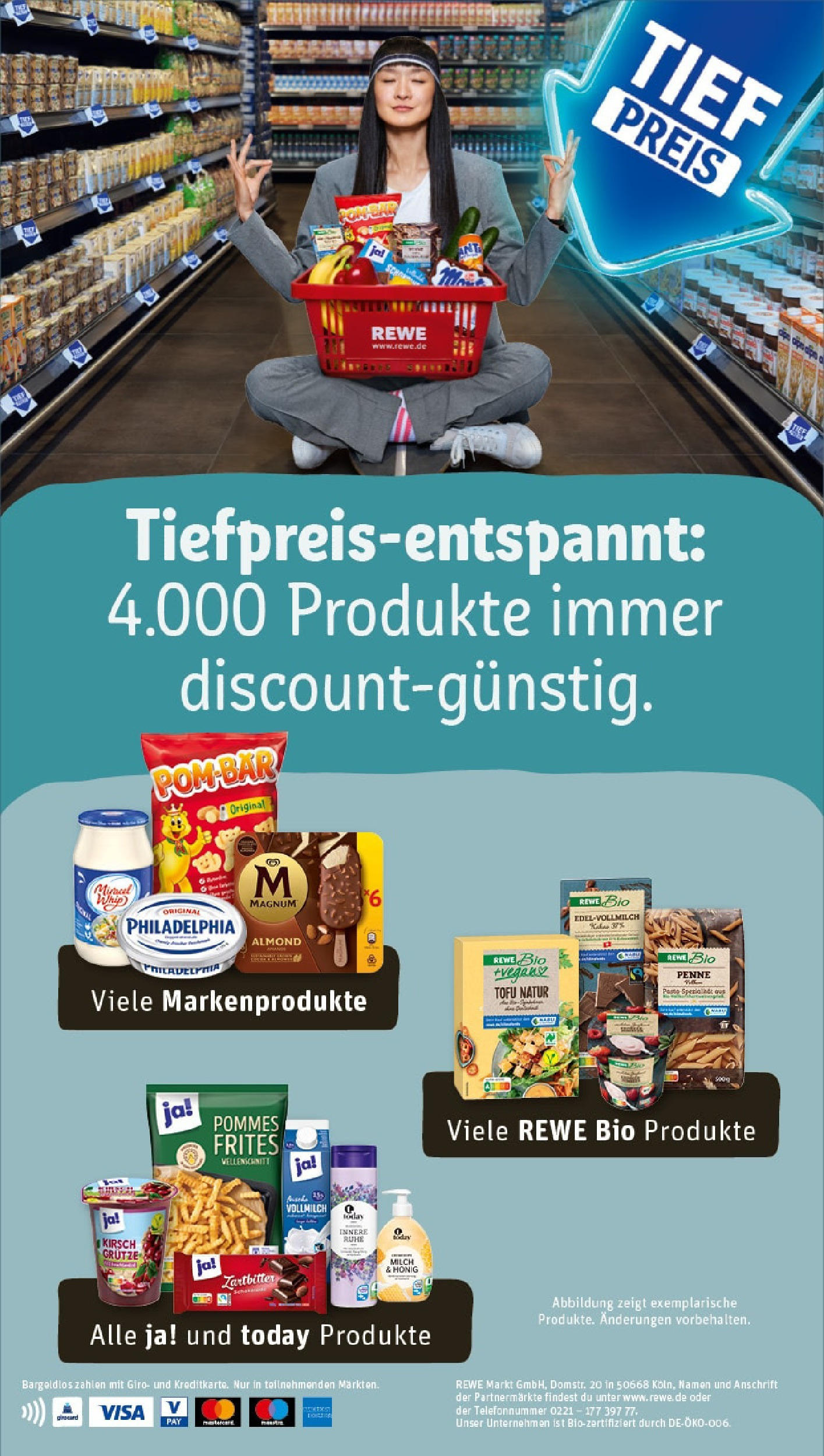 Rewe - Tübingen / Innenstadt (ab 12.05.2025) zum Blättern » Angebote | Seite: 20 | Produkte: Milch, Pommes, Shower Gel, Pasta
